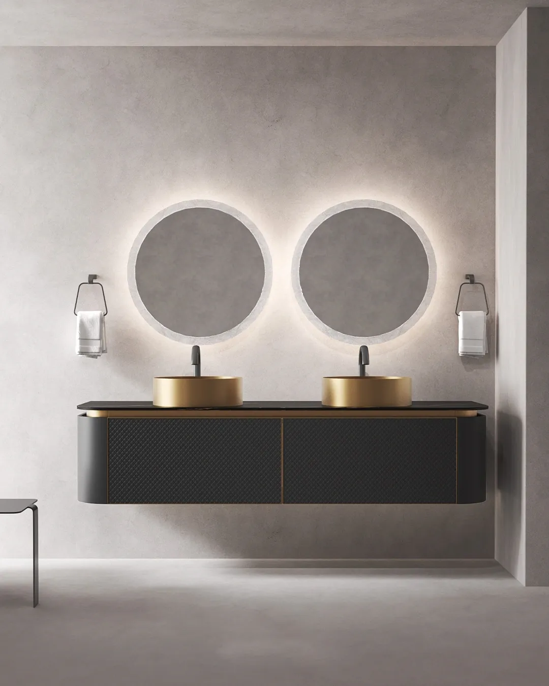 Bathroom Vanity design by OPPEIN Delhi NCR