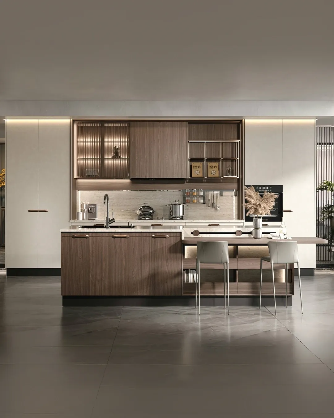 Kitchen design by OPPEIN Delhi NCR