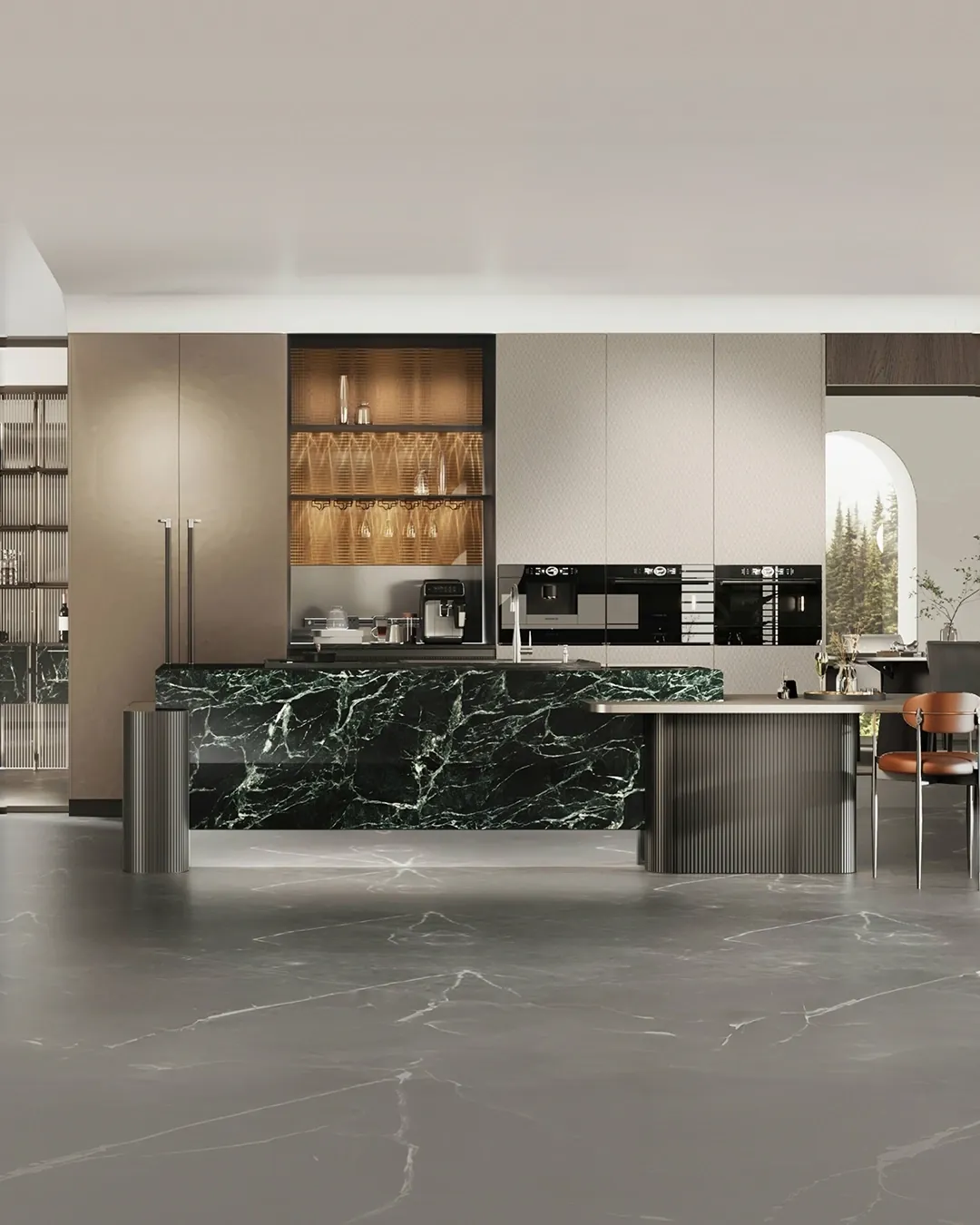Kitchen design by OPPEIN Delhi NCR