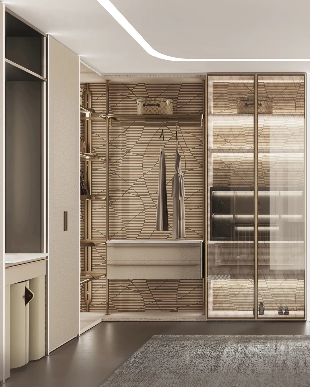Wardrobe & Walk-in Closet design by OPPEIN Delhi NCR