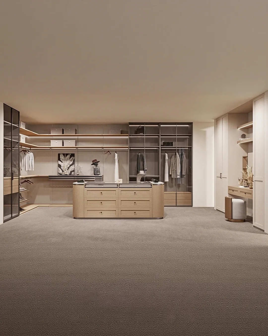 Wardrobe & Walk-in Closet design by OPPEIN Delhi NCR