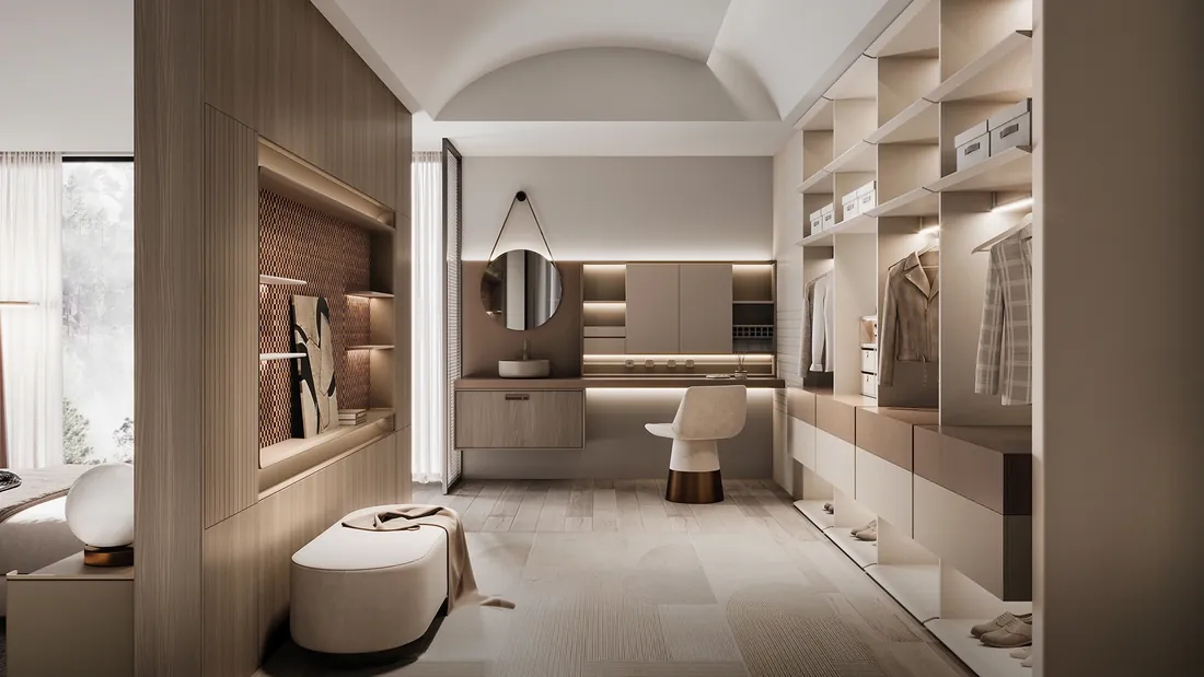 Wardrobe & Walk-in Closet design by OPPEIN Delhi NCR