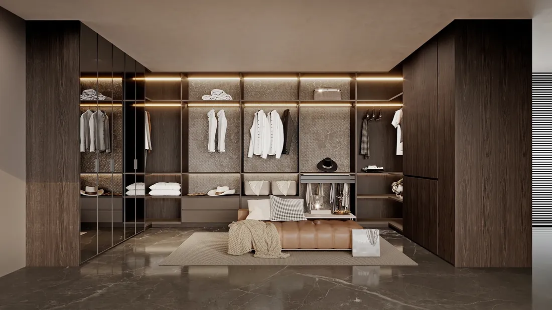 Wardrobe & Walk-in Closet design by OPPEIN Delhi NCR
